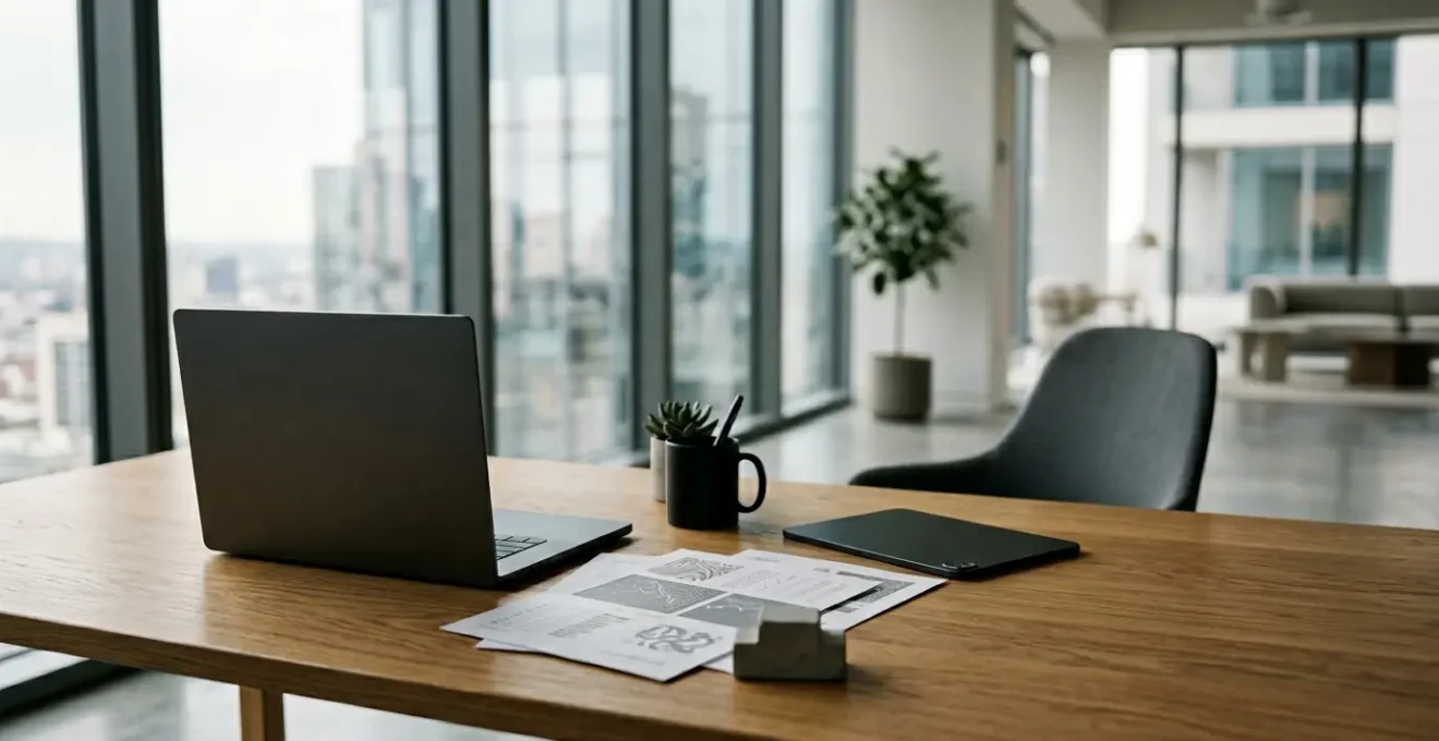 Modern financial workspace showing granular project cost analysis and profitability tracking through digital accounting systems
