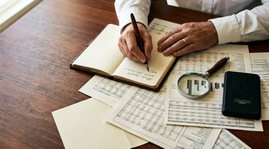 Professional audit investigation detecting retail fraud patterns through systematic review process