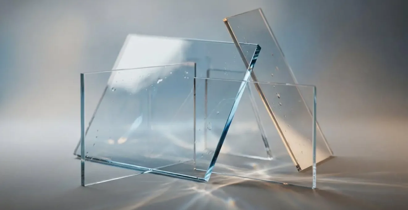 Clear transparent surfaces symbolizing honest stakeholder communication