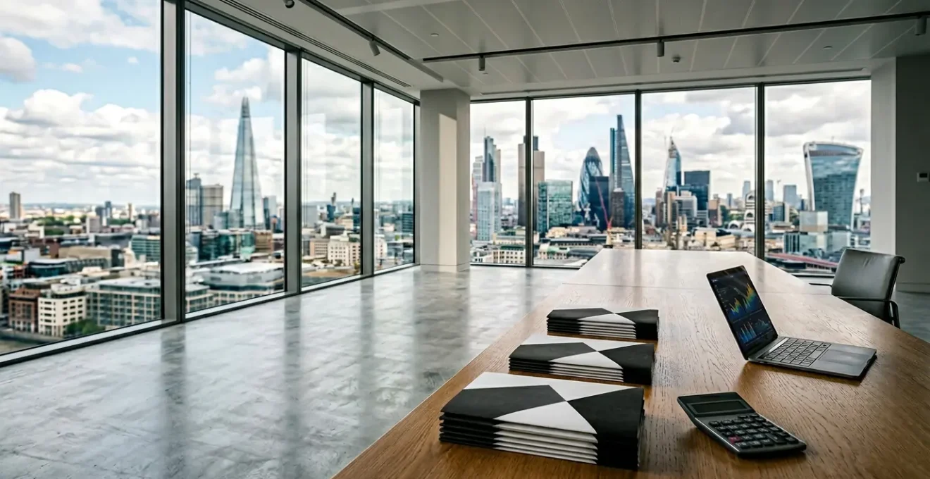 Professional financial planning scene showing UK corporation tax reduction strategies